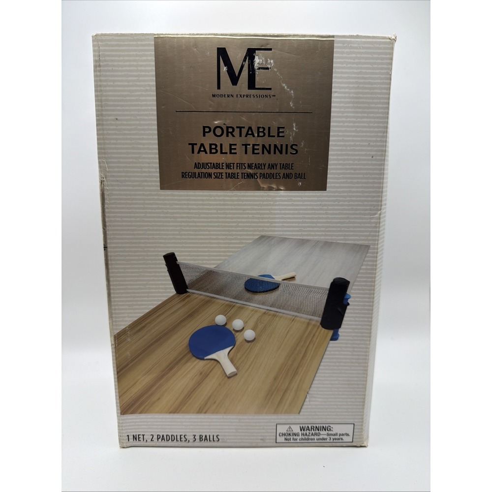 Portable Ping Pong/Table Tennis Net Retractable Indoor Outdoor Set